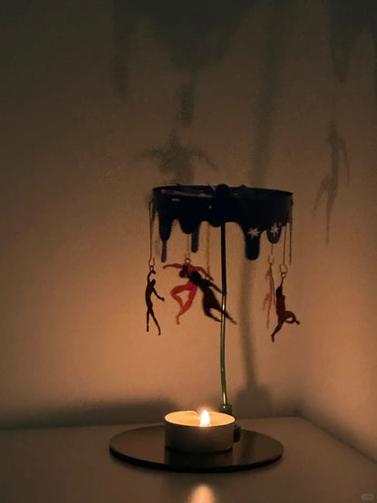 Henri Matisse "The Dance" Rotating Candle Holder - Aesthetic Kinetic Art Carousel - Unique Art Lover Gift & Mid-Century Modern Room Decor