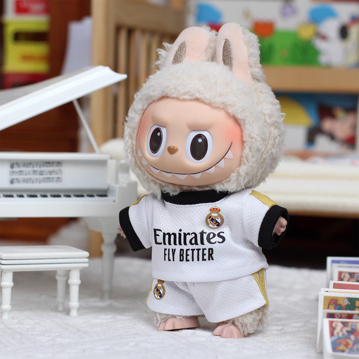[sport series !]football stars Messi、Ronaldo、Real Madrid｜compatible POP MART Labubu（17cm）【No Dolls!!】