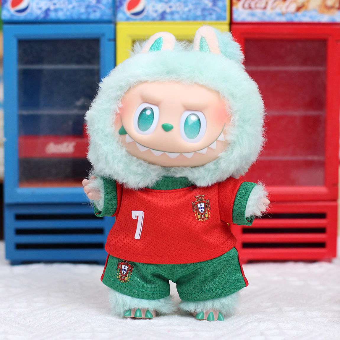 [sport series !]football stars Messi、Ronaldo、Real Madrid｜compatible POP MART Labubu（17cm）【No Dolls!!】