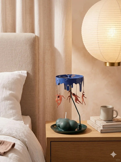 Henri Matisse "The Dance" Rotating Candle Holder - Aesthetic Kinetic Art Carousel - Unique Art Lover Gift & Mid-Century Modern Room Decor