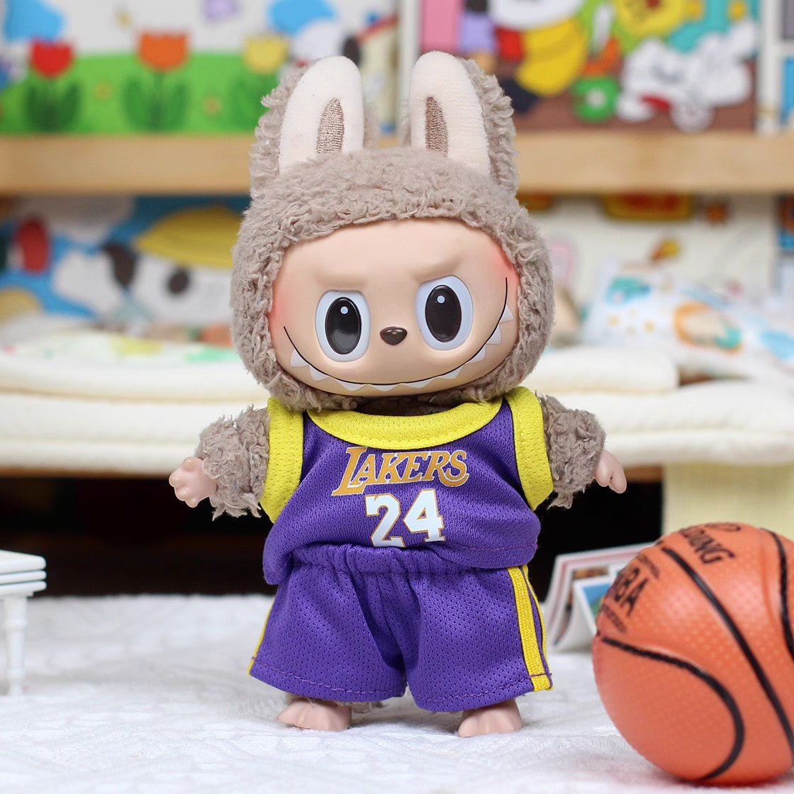 [sport series !]NBA style｜compatible POP MART Labubu（17cm）【No Dolls!!】