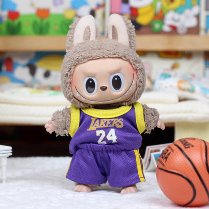[sport series !]NBA style｜compatible POP MART Labubu（17cm）【No Dolls!!】