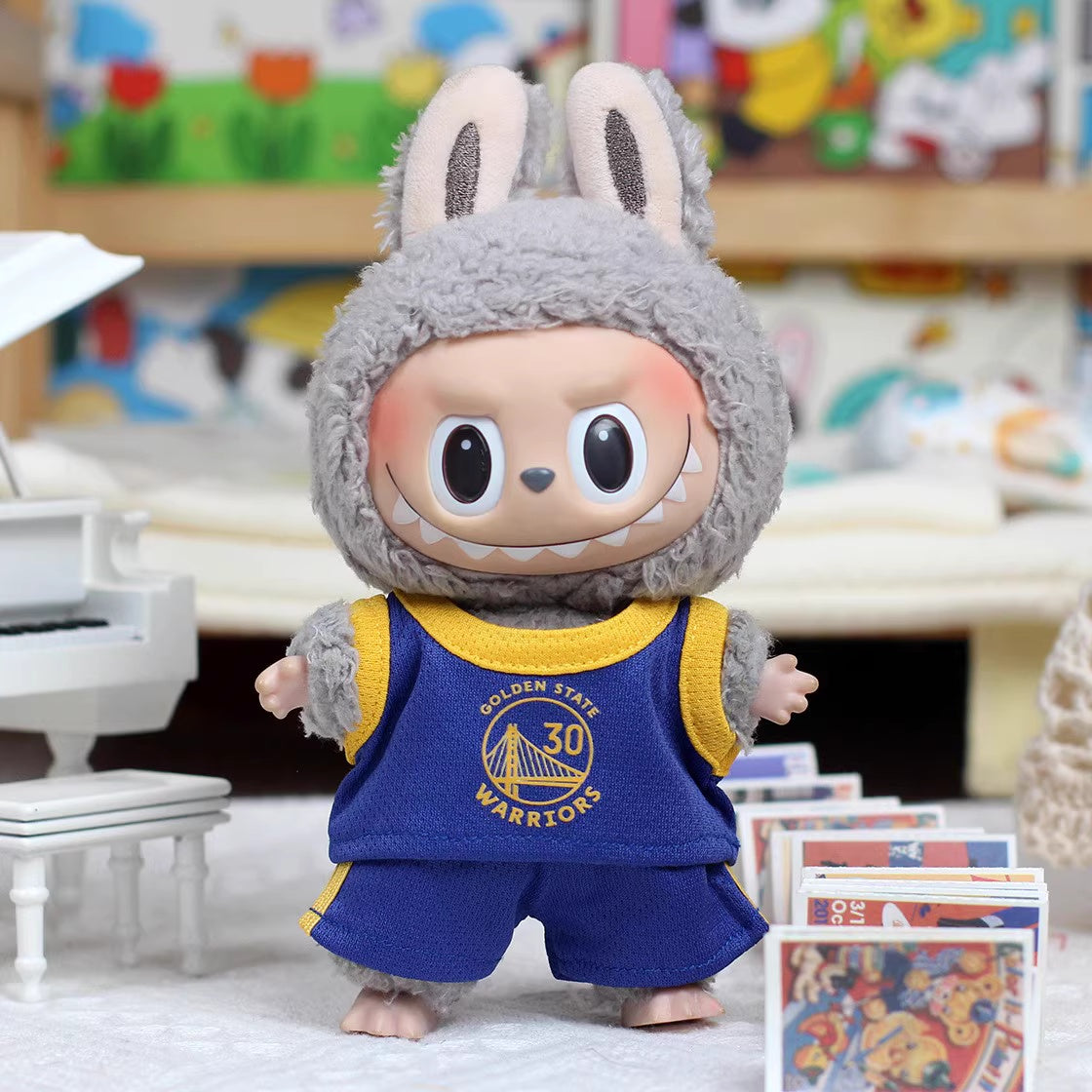 [sport series !]NBA style｜compatible POP MART Labubu（17cm）【No Dolls!!】