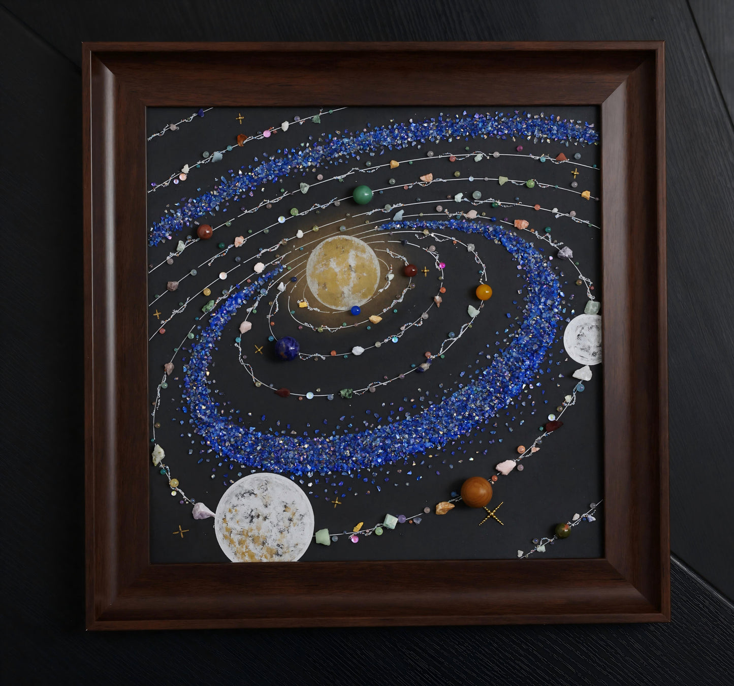 DIY Solar System Specimen Wall Art Kit: Best Space-Themed Birthday Gift for Lovers (Build/Buy Cosmic Home Decor)
