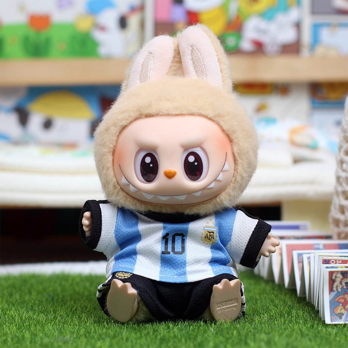 [sport series !]football stars Messi、Ronaldo、Real Madrid｜compatible POP MART Labubu（17cm）【No Dolls!!】