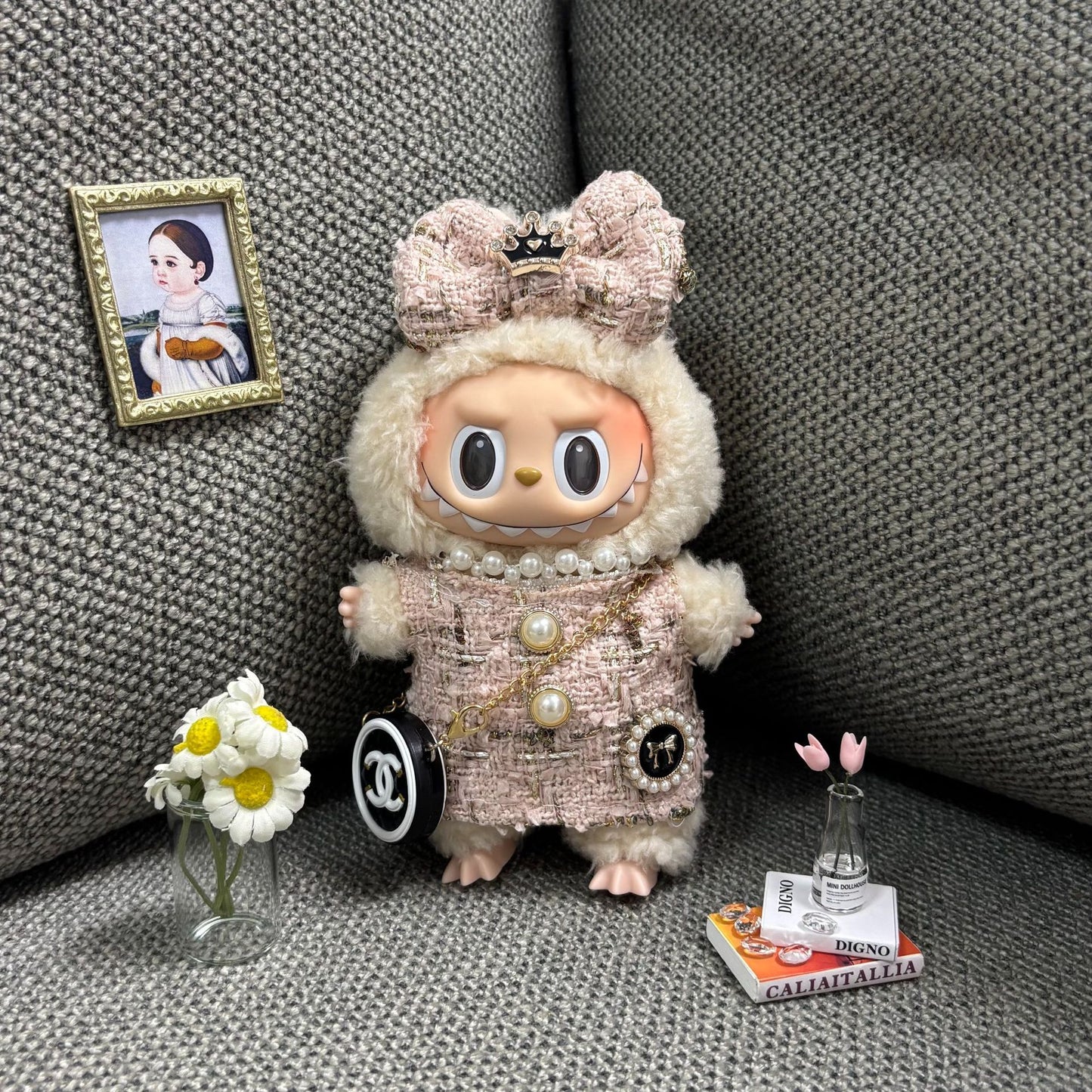 POP MART Labubu（17cm） Luxury style Clothes Set【NO DOLLS！NO BAGS！】