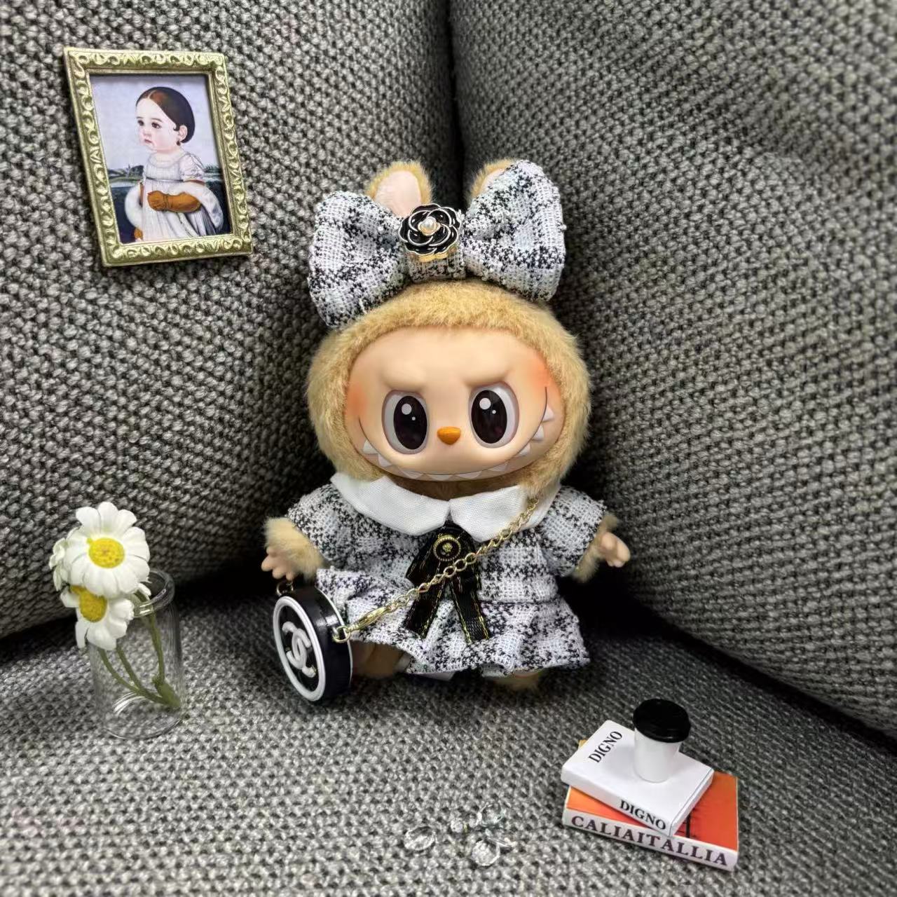 POP MART Labubu（17cm） Luxury style Clothes Set【NO DOLLS！NO BAGS！】