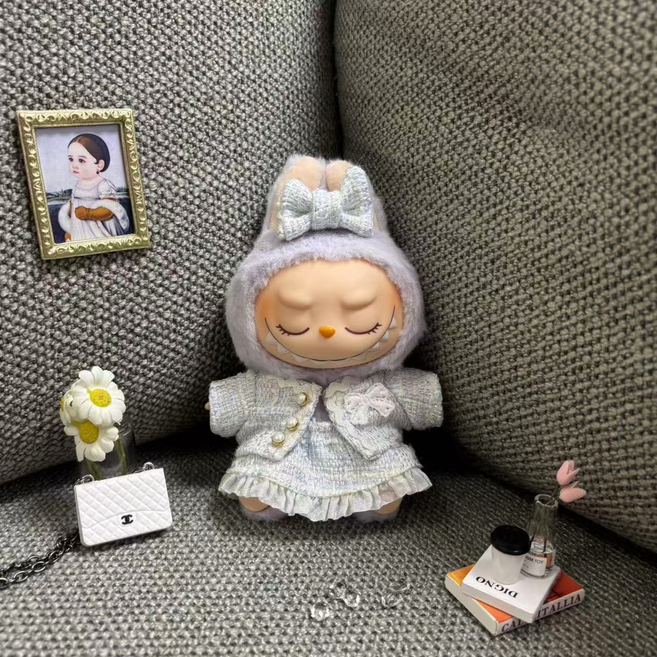 POP MART Labubu（17cm） Luxury style Clothes Set【NO DOLLS！NO BAGS！】