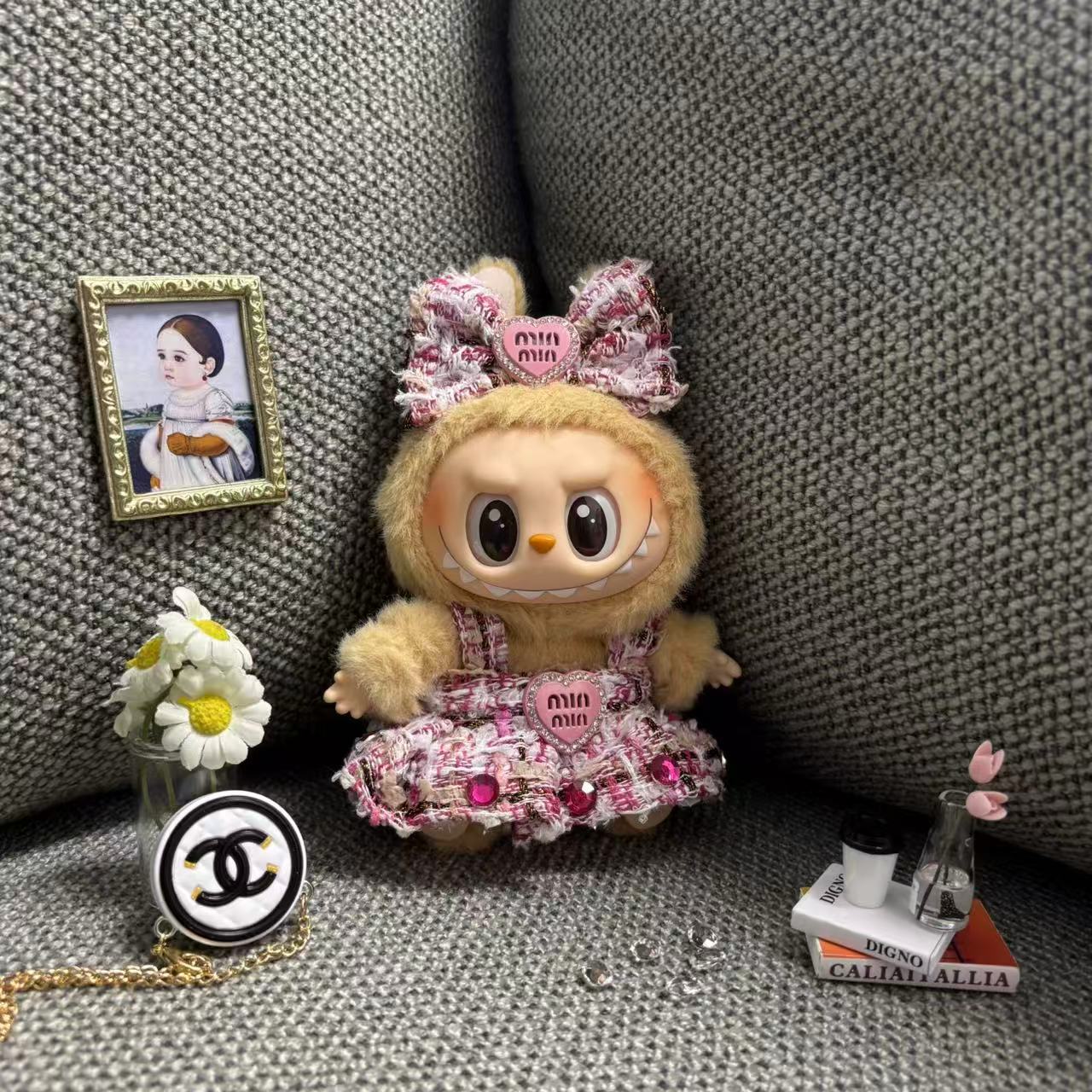 POP MART Labubu（17cm） Luxury style Clothes Set【NO DOLLS！NO BAGS！】