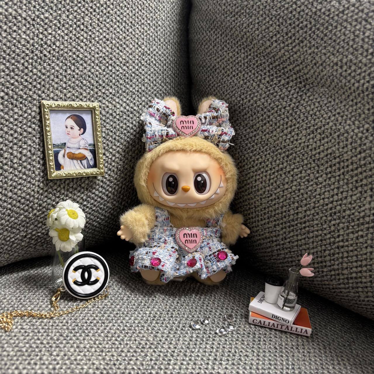 POP MART Labubu（17cm） Luxury style Clothes Set【NO DOLLS！NO BAGS！】