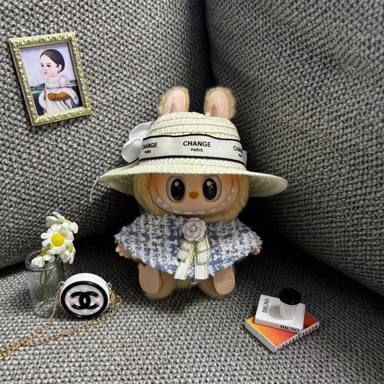 POP MART Labubu（17cm） Luxury style Clothes Set【NO DOLLS！NO BAGS！】