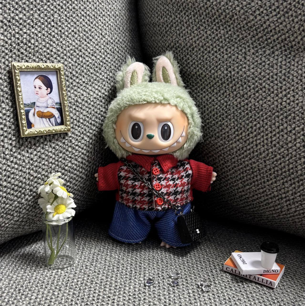 POP MART Labubu（17cm） Luxury style Clothes Set【NO DOLLS！NO BAGS！】