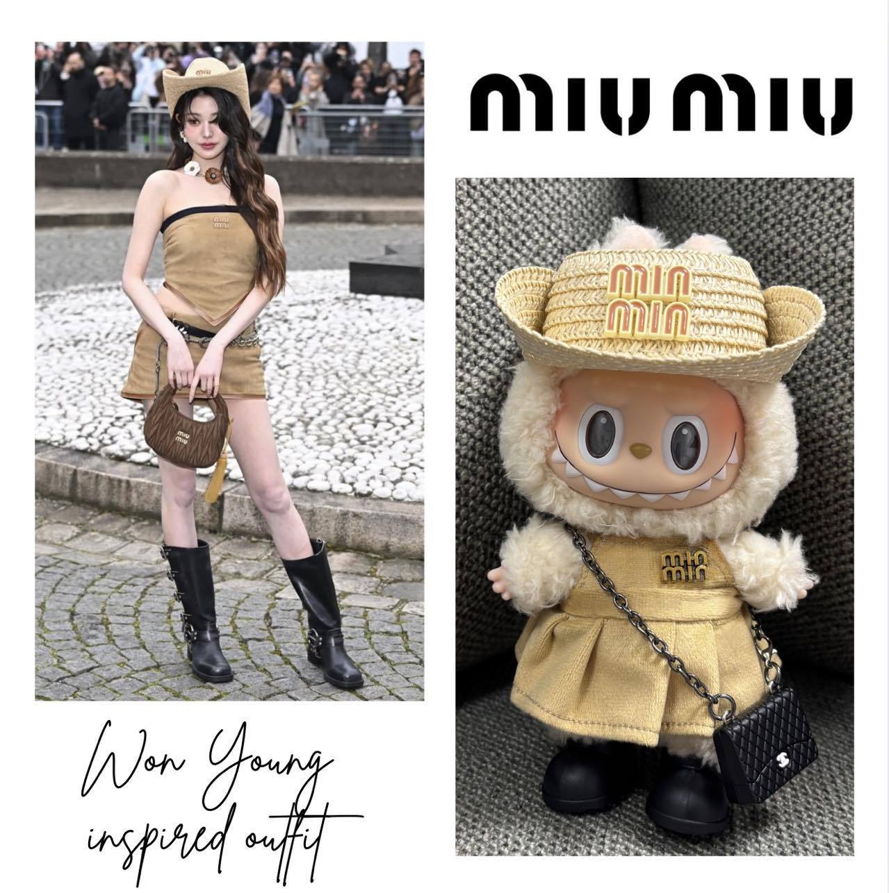 POP MART Labubu（17cm） Luxury style Clothes Set【NO DOLLS！NO BAGS！】